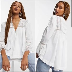 Free People Esme Top White Medium